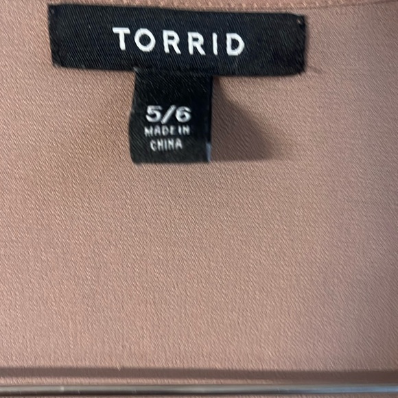 Torrid Duster Jacket Cardigan Women's Plus 5X-6X Coral Pink Relaxed Boho Flowy - Picture 3 of 6